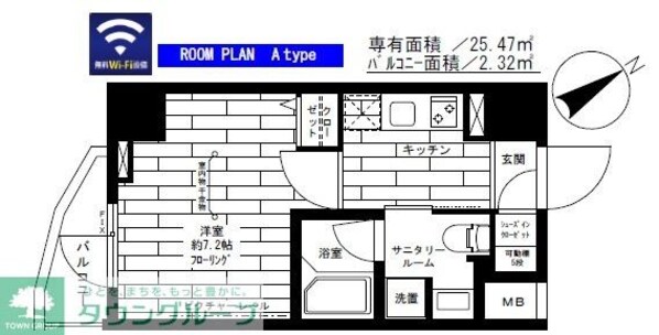 ステージファースト門前仲町の物件間取画像